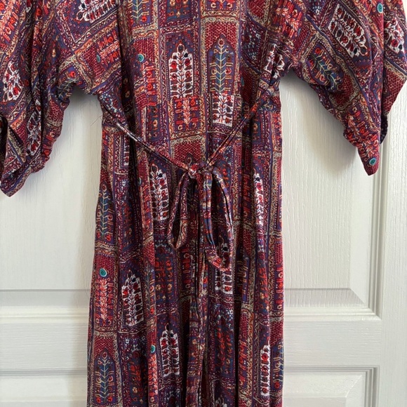 Anthropologie Tiny Dress Omina Kimono Geometric Print - Picture 6 of 10